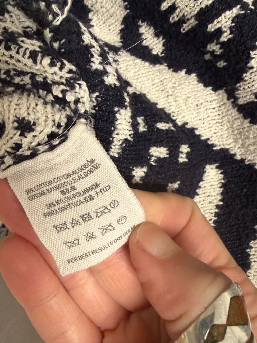 Free People Smitten Kitten Slouchy Mandala Boho Cardigan Medium - Picture 10 of 11